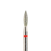 Fresa/Broca de diamante, forma de llama roja 2.1 8mm
